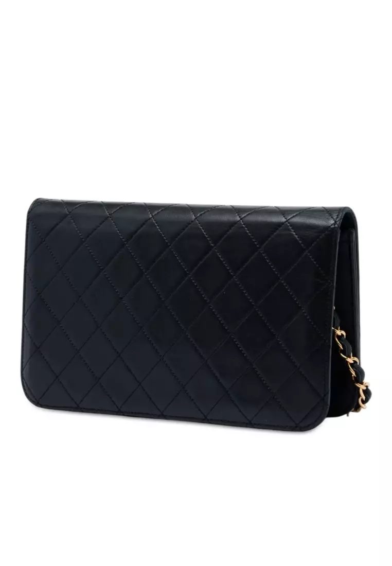 Pre-Loved Chanel Cc Quilted Lambskin Full Single Flap