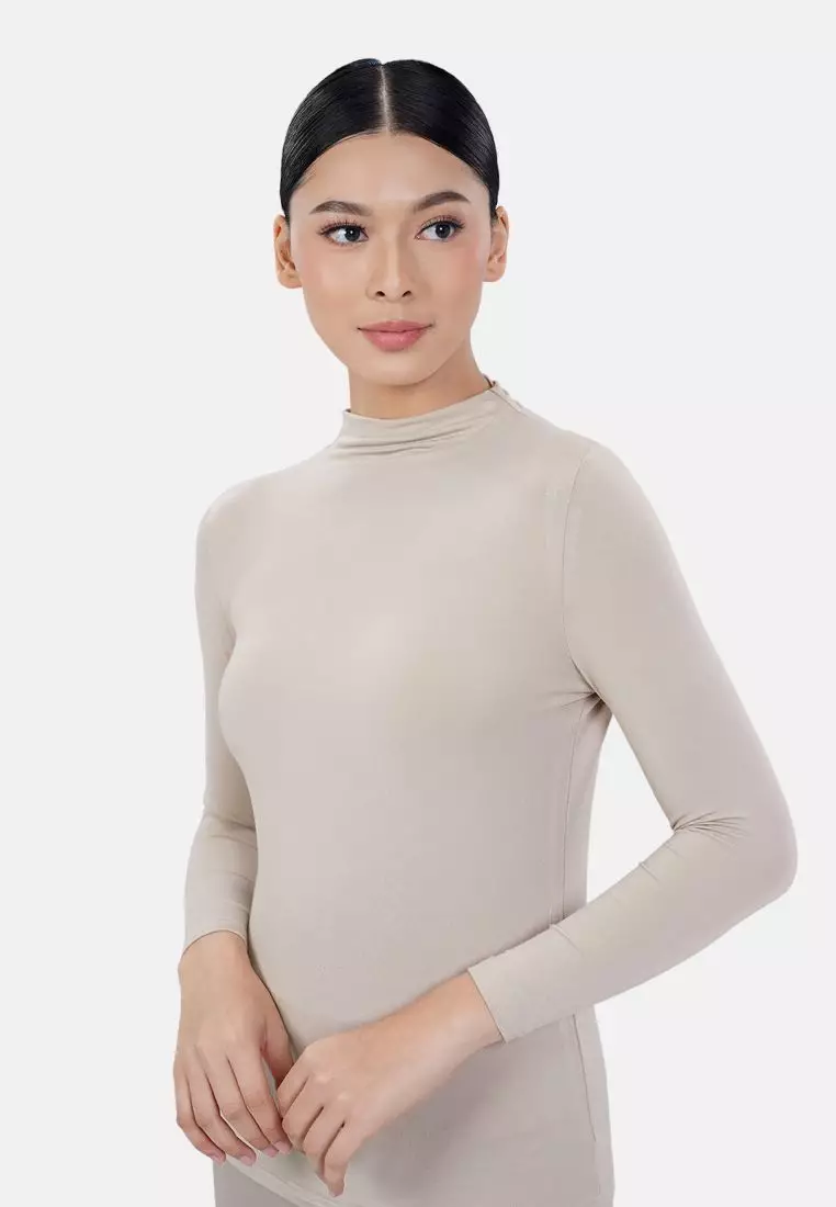 Everyday Inner Long Sleeves - Taupe