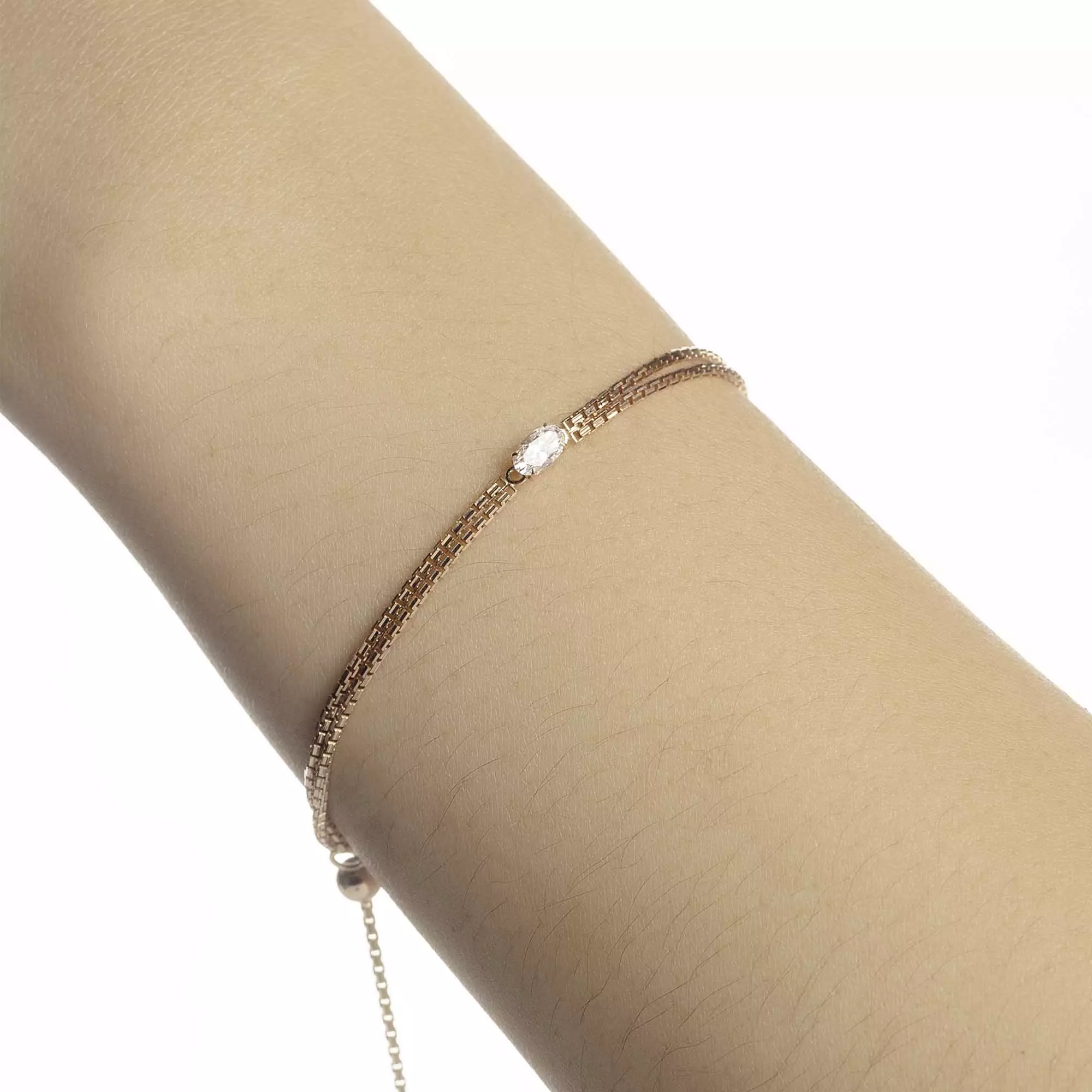 Gelang  Serut Emas 7k - Tifa Gold Bracelet - Glacia Collection - Juene Jewelry