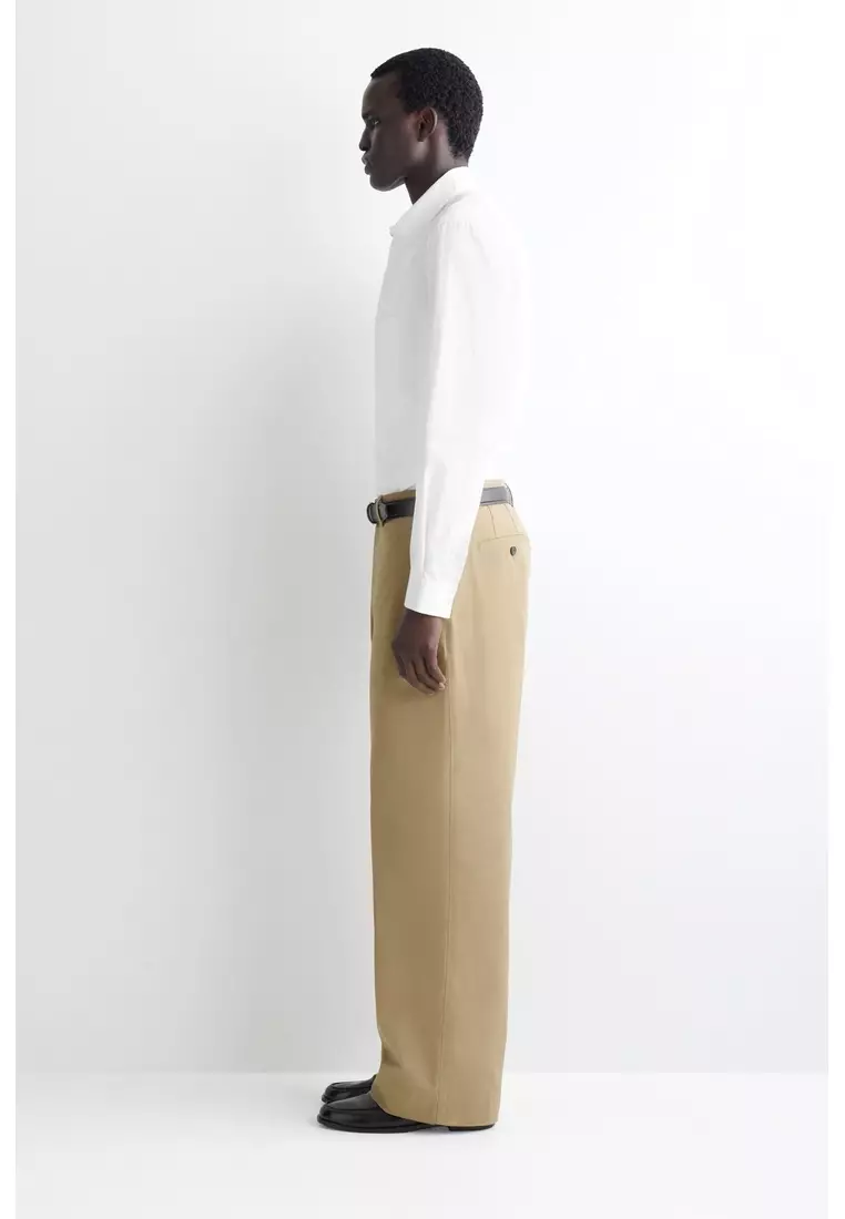 Buy COS COTTON WIDE-LEG CHINOS 2026 Online | ZALORA