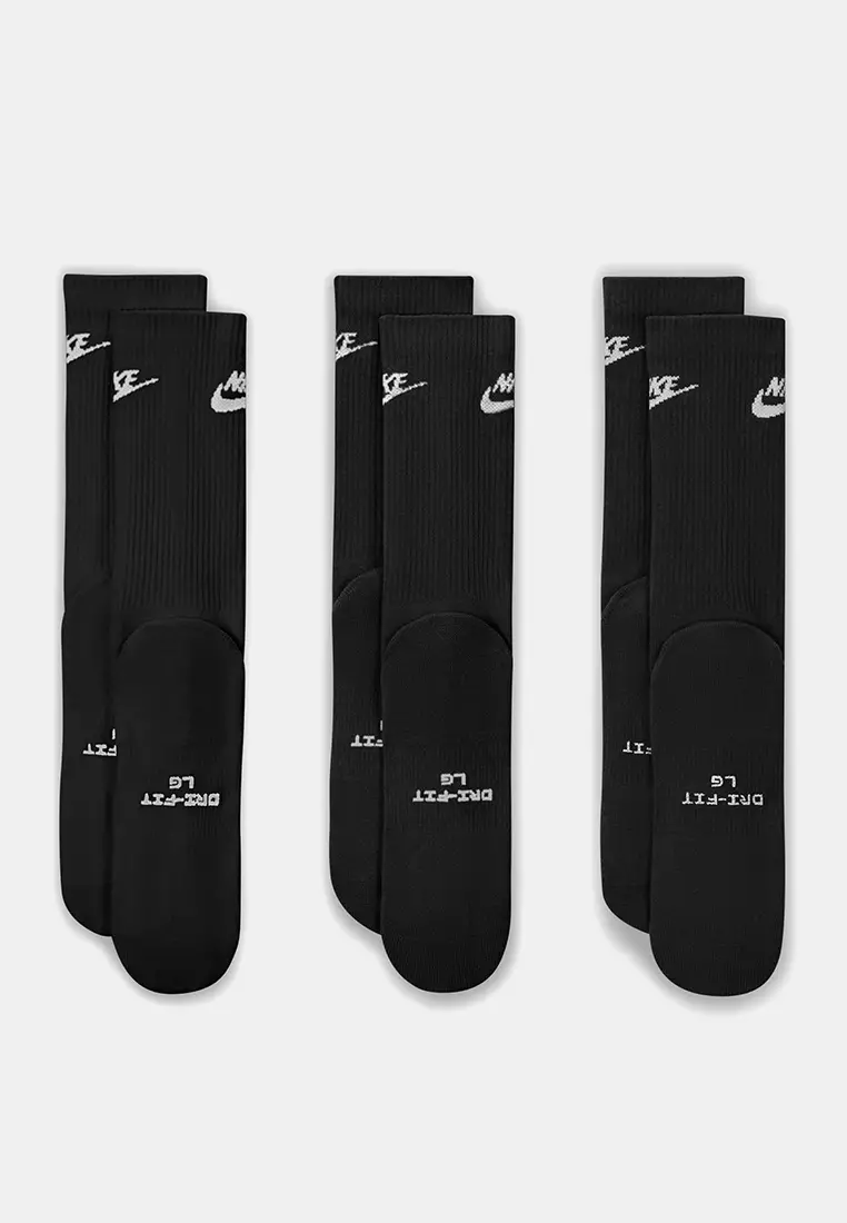 Everyday Elevated Unisex Crew Socks (3 Pairs)