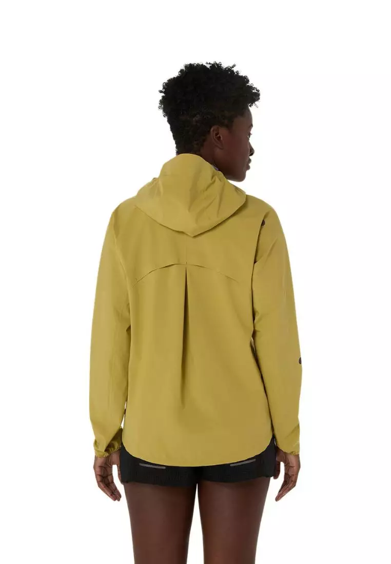 Hood Jacket Asics Yellow Jacket ASICS METARUN WATERPROOF JACKET