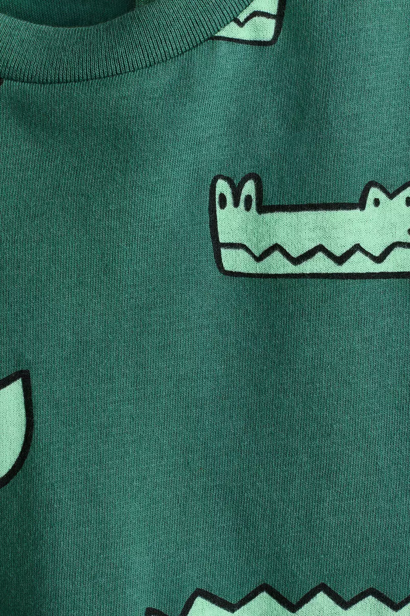 Printed cotton T-shirt