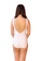 PINK N' PROPER white Basic Low V Back Swimsuit in White 69A12US654BD49GS_2