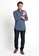 Gay Giano blue Regular Fit Wide Spread Gingham Dress Shirt 384ADAA150800BGS_1