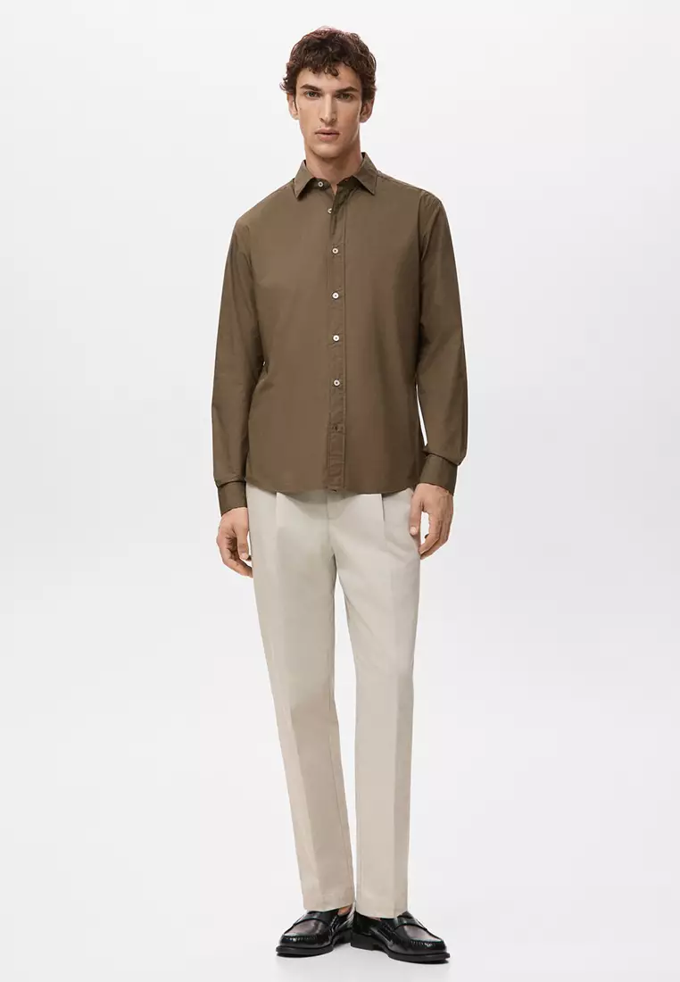 Regular-Fit 100% Cotton Shirt