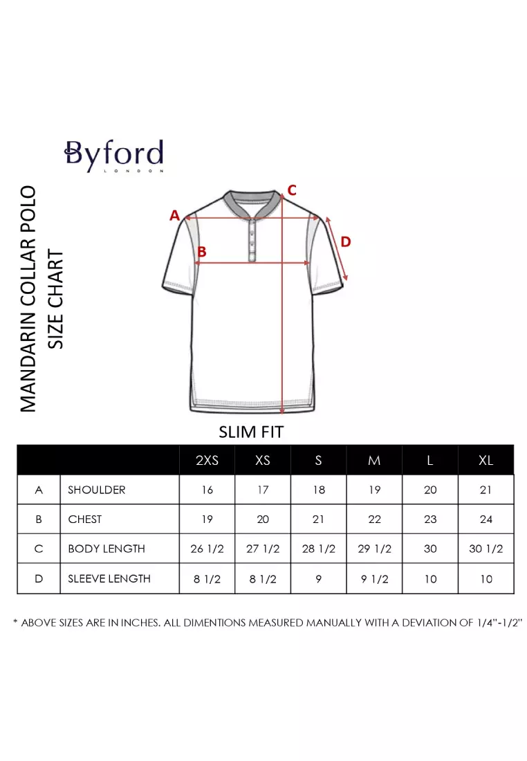 Byford Mandarin Polo Shirt Short Sleeve - 3626001A-40LightGreen