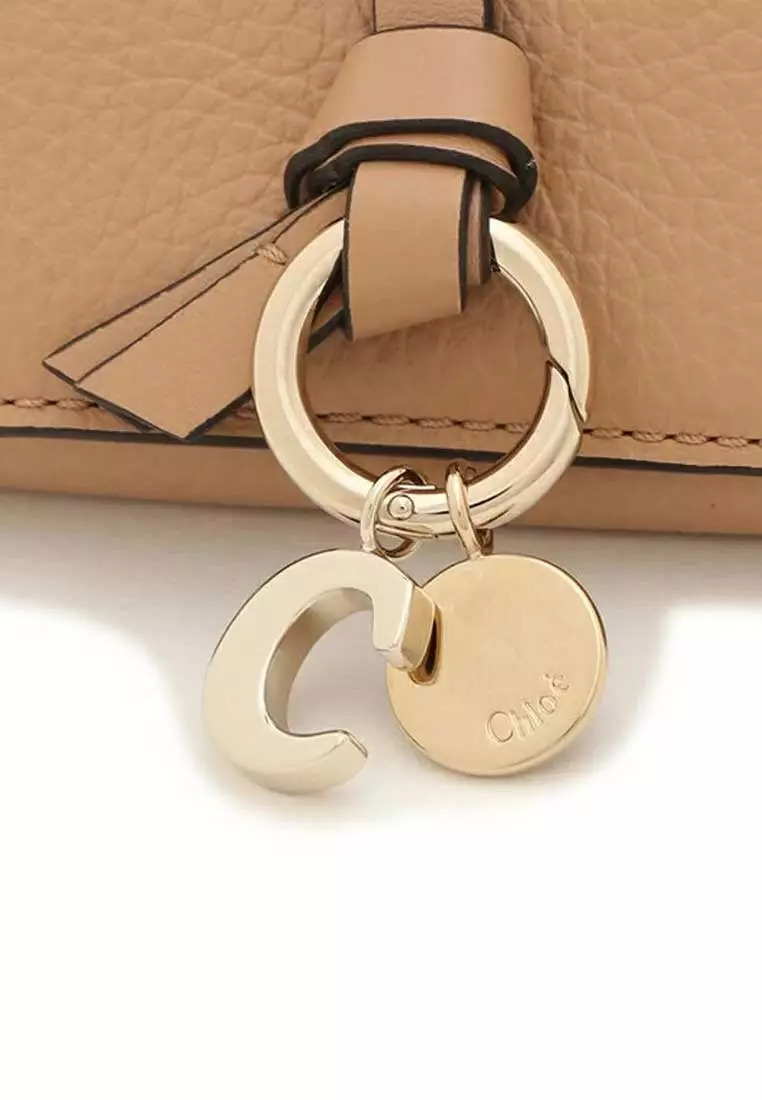 Alphabet Mini Trifold Wallet Light Tan CHC21WP946F57