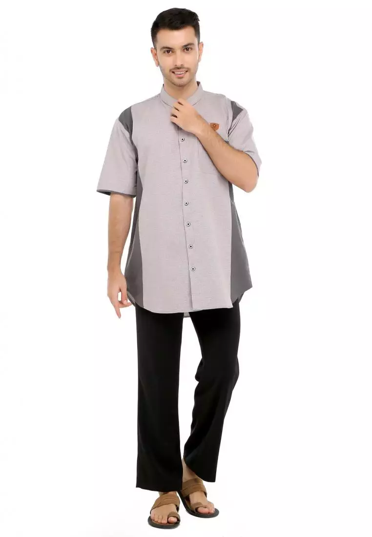 Baju Koko Gamis Muslim Pria Gibran - Thistle