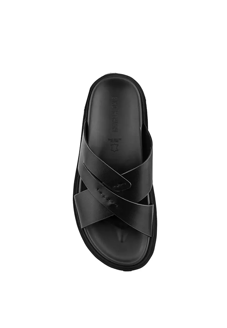 Sandal Kulit Pria Gino Mariani Jagger Black