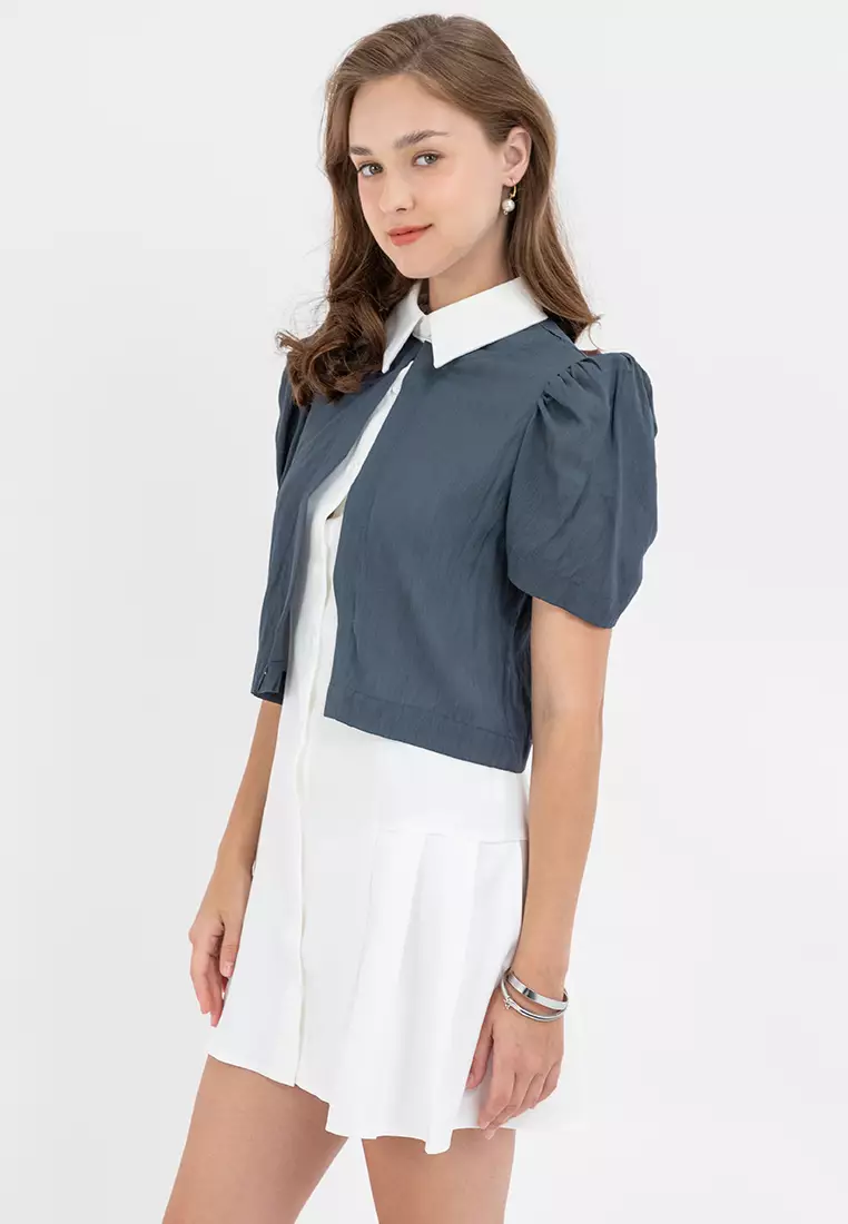 Alva Butterfly Sleeves Filipiniana Bolero