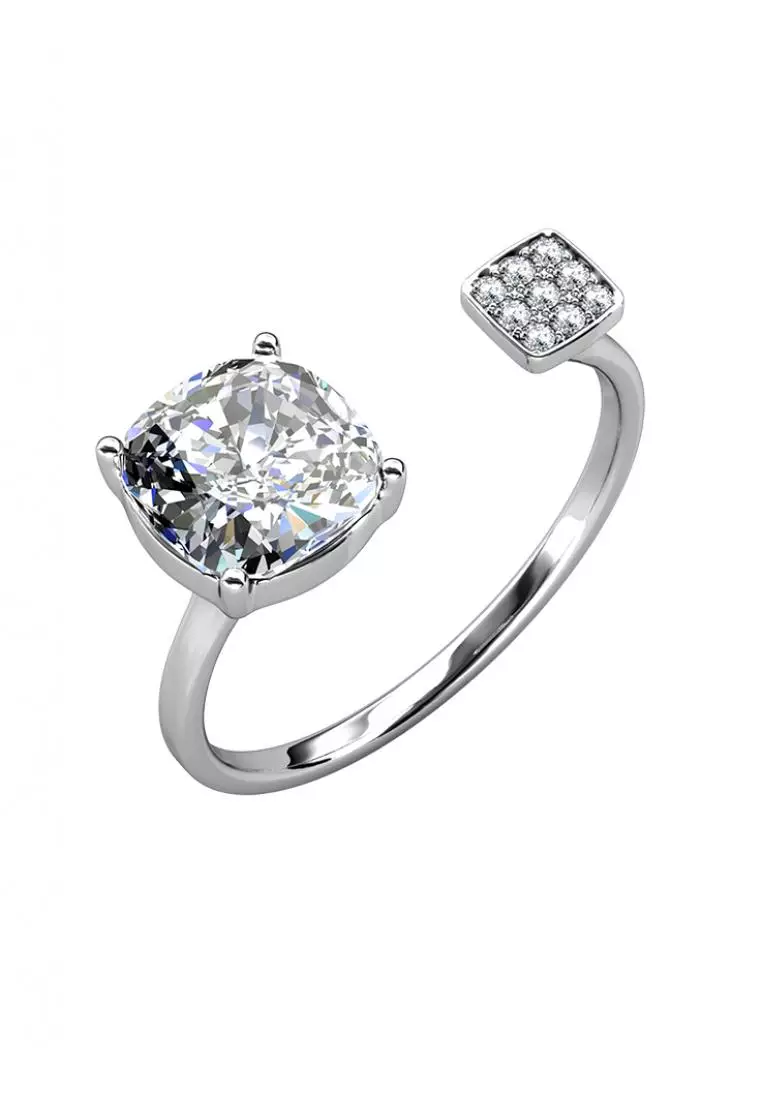 Diamanda  Ring - Cincin Crystal by Her Jewellery