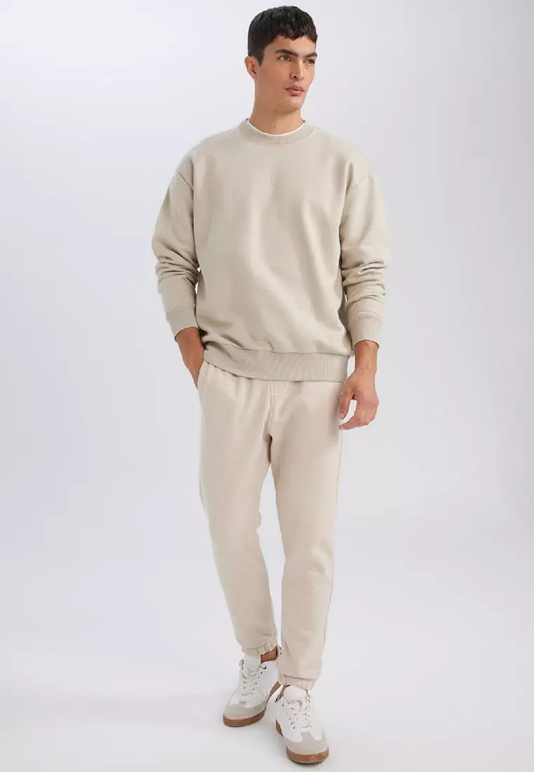 Beige Sweatpants