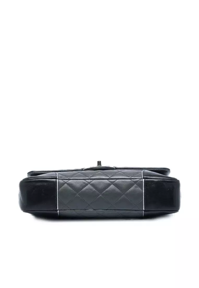 Pre-Loved Chanel Paris Salzburg Medium Bicolor Quilted Lambskin Tyrolean Flap