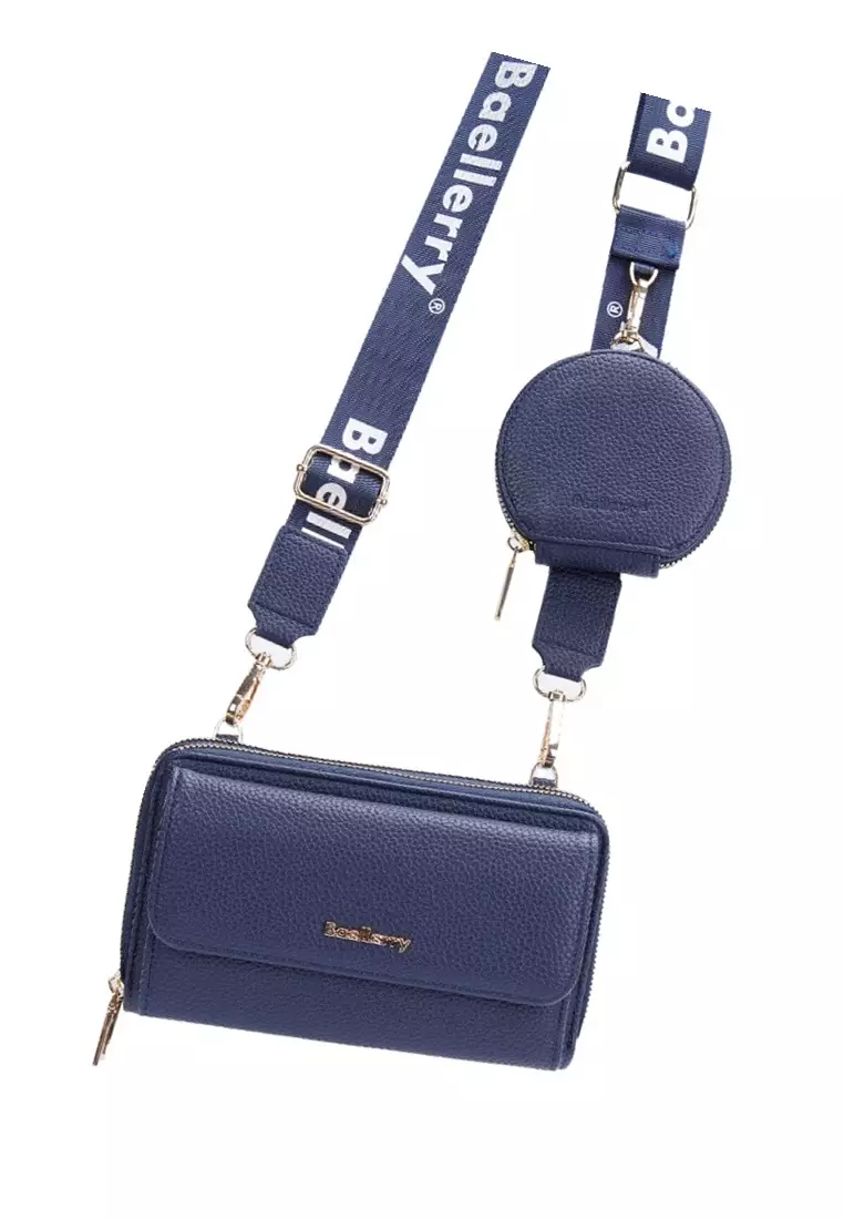 Tas Selempang Wanita Model Dompet Panjang PU Leather Quality Premium ORIGINAL