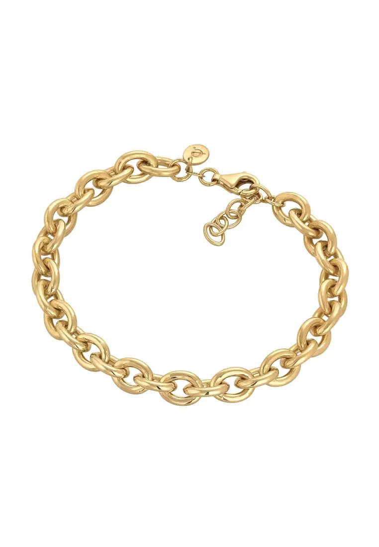Buy Elli Jewelry Bracelet Statement Coarse Elegant Gold Plated