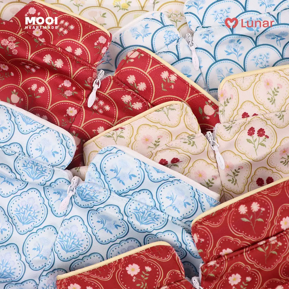 Mooi Dress Anak Perempuan Lunar Collection Huan Cheongsam Dress - Trellis Cream