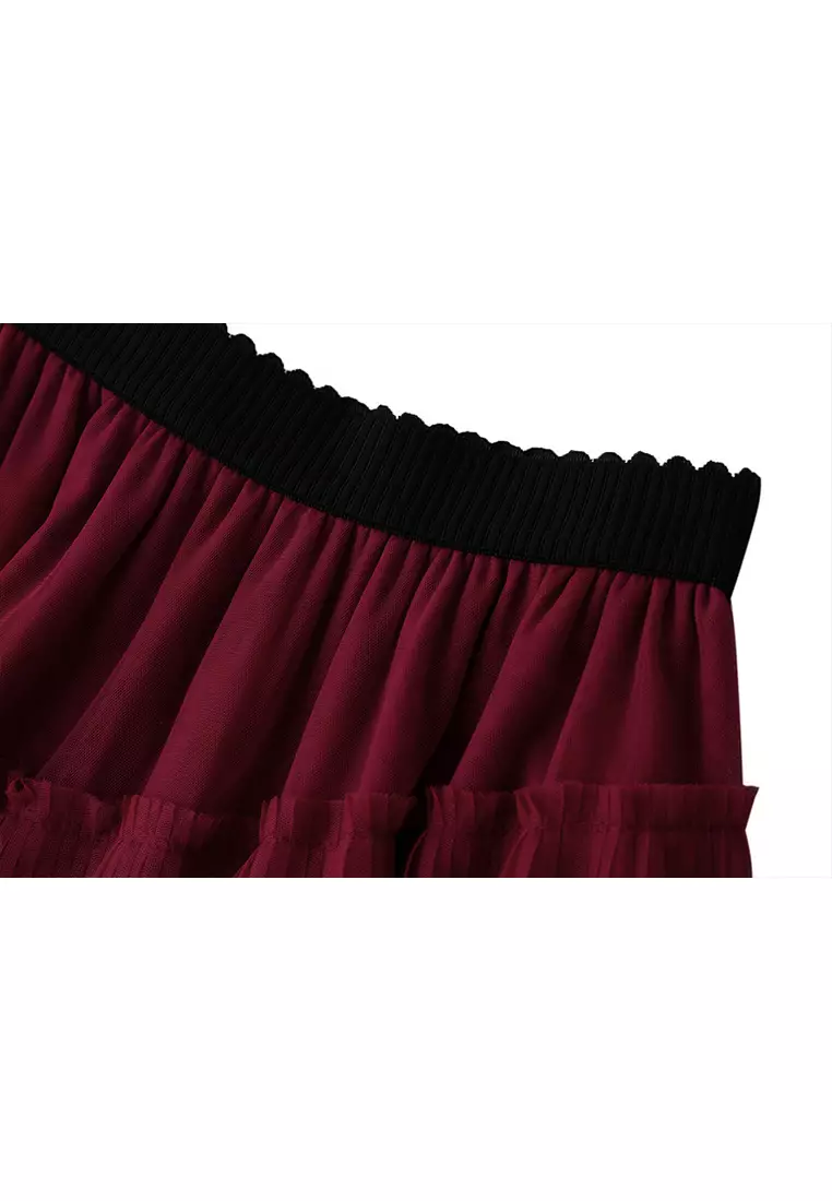 Spring Multilevel Tiered Skirt AF8552