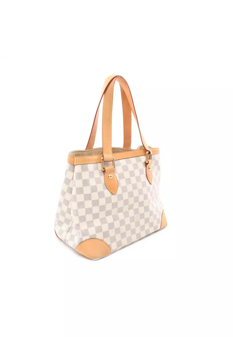 Louis+Vuitton+Eva+Shoulder+Bag+White+Canvas+Damier+Azur for sale
