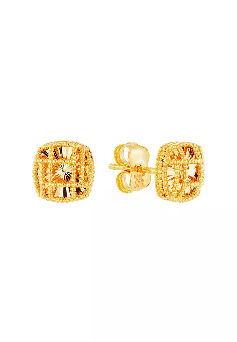 Buy HABIB HABIB Oro Italia 916 Yellow Gold Earrings GE74861123