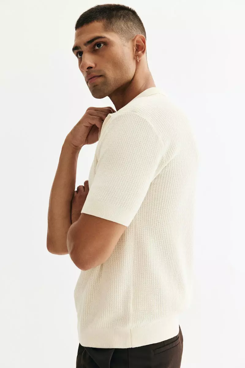 Regular Fit Knitted polo shirt