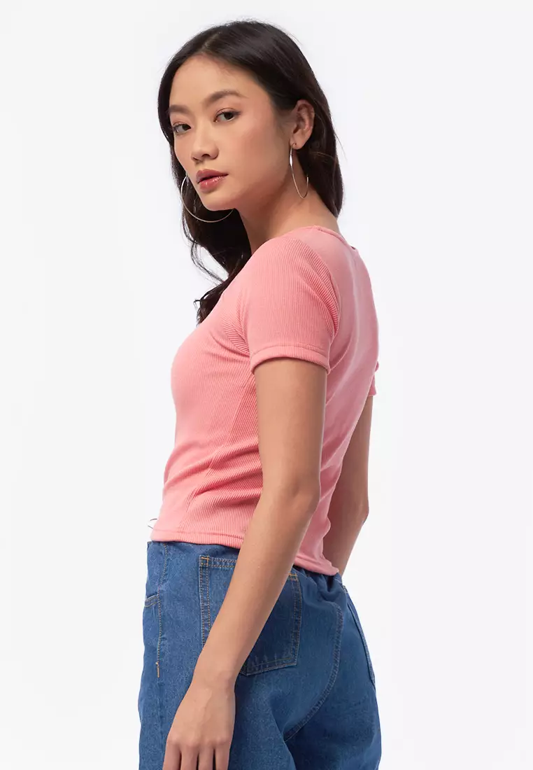 Short Sleeve Rib T-Shirt