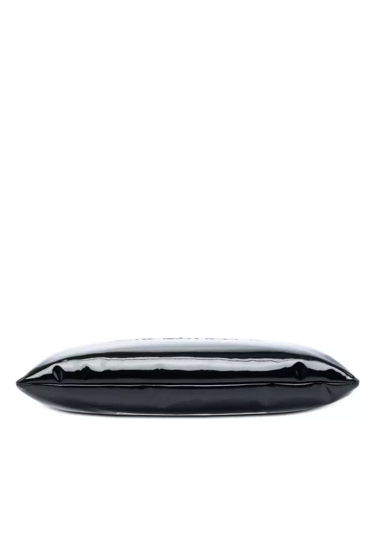 Pre-Loved Saint Laurent Large Patent Puffy Pouch