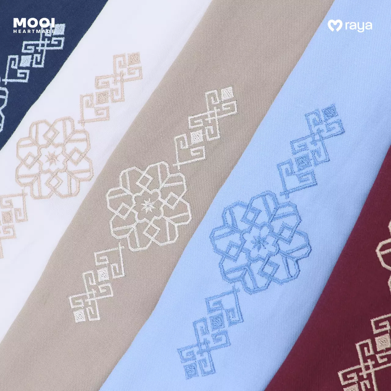 Mooi Adam Koko Set Setelan Koko Anak Raya Collection Basic Series 2026 - Sky Blue