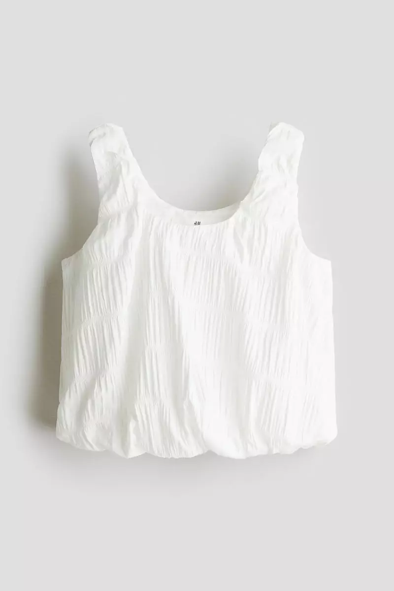 Seersucker top