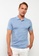 LC WAIKIKI blue Polo Neck Short Sleeve Patterned Men's T-Shirt B3DA8AADF4334BGS_2