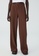 Cotton On brown Pleated Wide Leg Pants 3E53BAAE8C4BCCGS_1