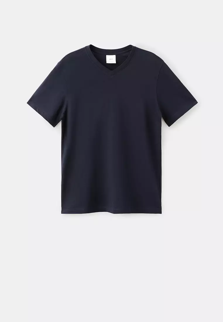 100% Cotton Slim-Fit V-Neck T-Shirt
