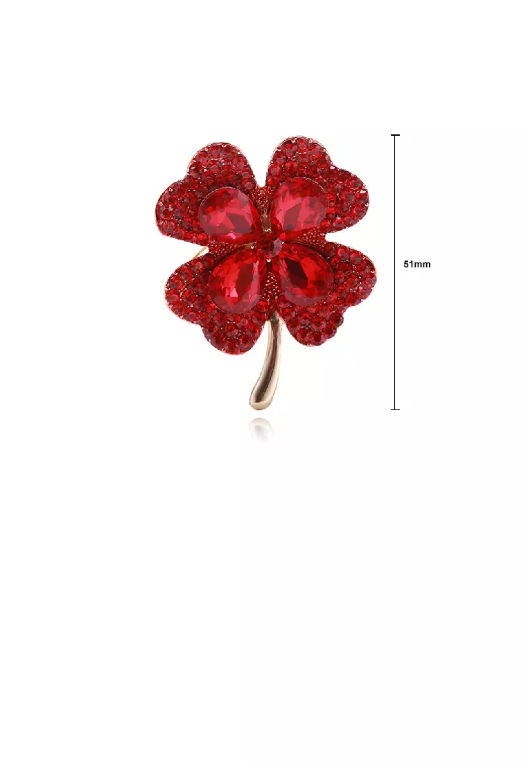 Red brooches best sale