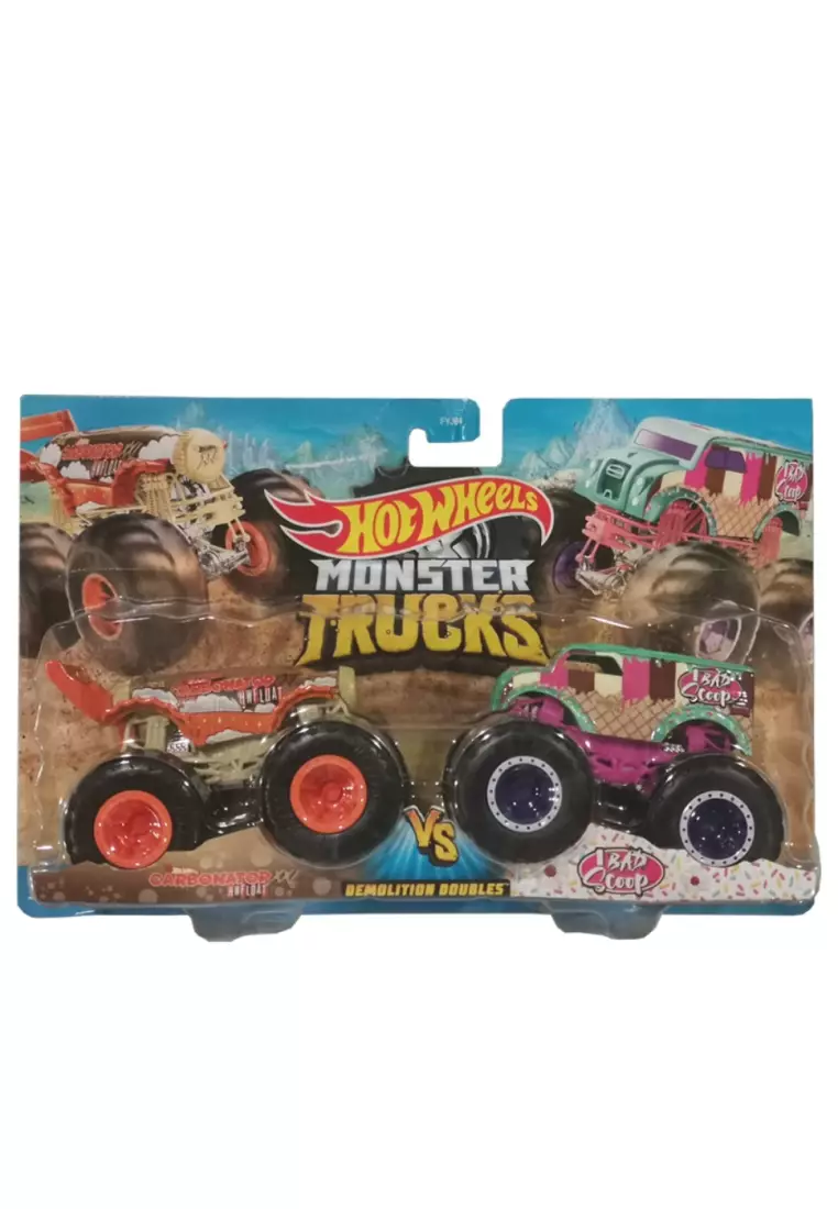 Mattel Hot Wheels Monster Trucks Sabretooth Showdown - NEW / SEALED - FREE  SHIP!