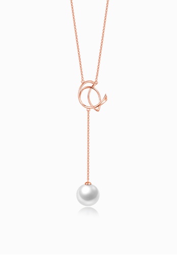 THIALH London gold THIALH - Robin Freshwater Pearl in 18K Rose Gold Necklace 9B5E3AC45241A2GS_1