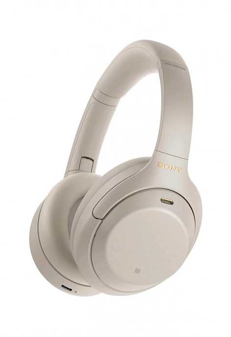 SONY Sony Noise Cancelling Wireless Bluetooth Over-ear Headphones WH-1000XM4(Silver) - Authorized Product