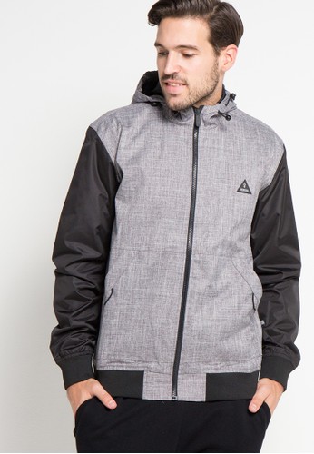 Triangle Patch Hooded Jacket