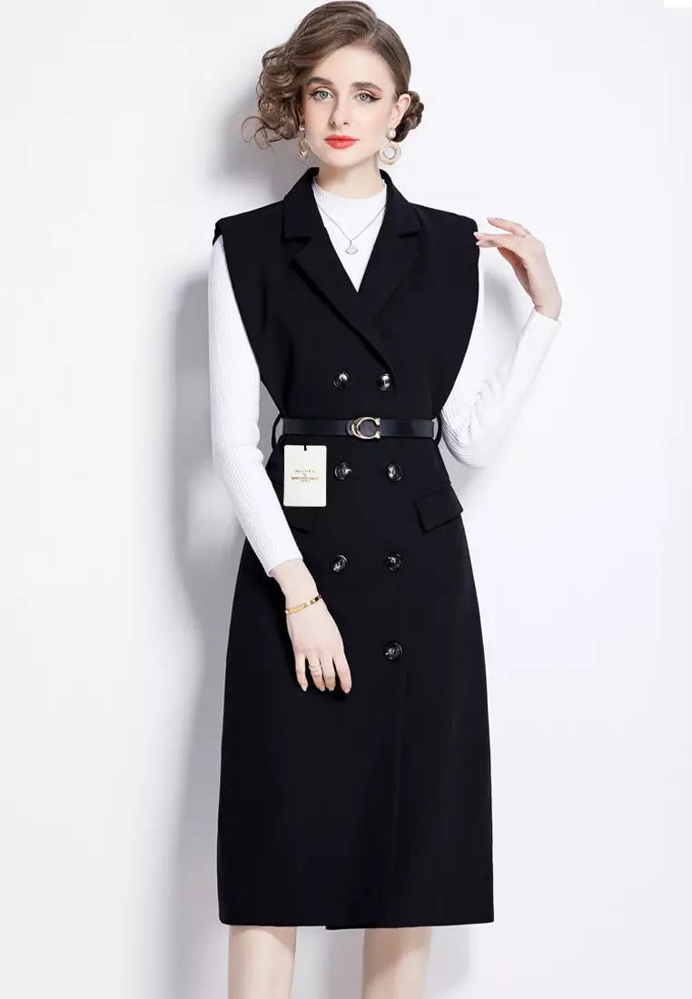 Knitted Two-Piece Dress ZHY-NRJ7L701-B-874