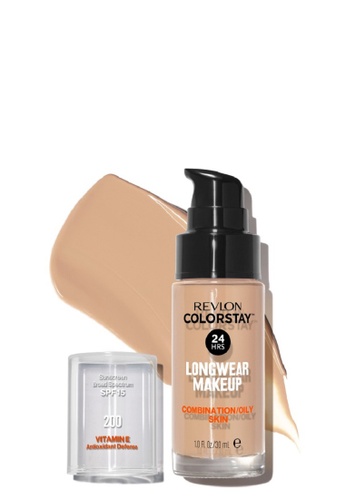 Revlon REVLON ColorStay 24-Hr Foundation For Combination/Oily Skin-200 Nude SPF 15 (new upgrade) 45618BE787192CGS_1