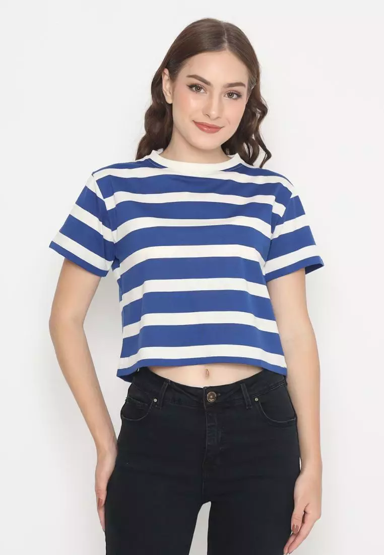 Matsuda Kaos Crop top katun Hollis
