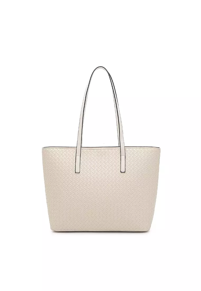 Women's Tote Bag / Shoulder Bag - White
