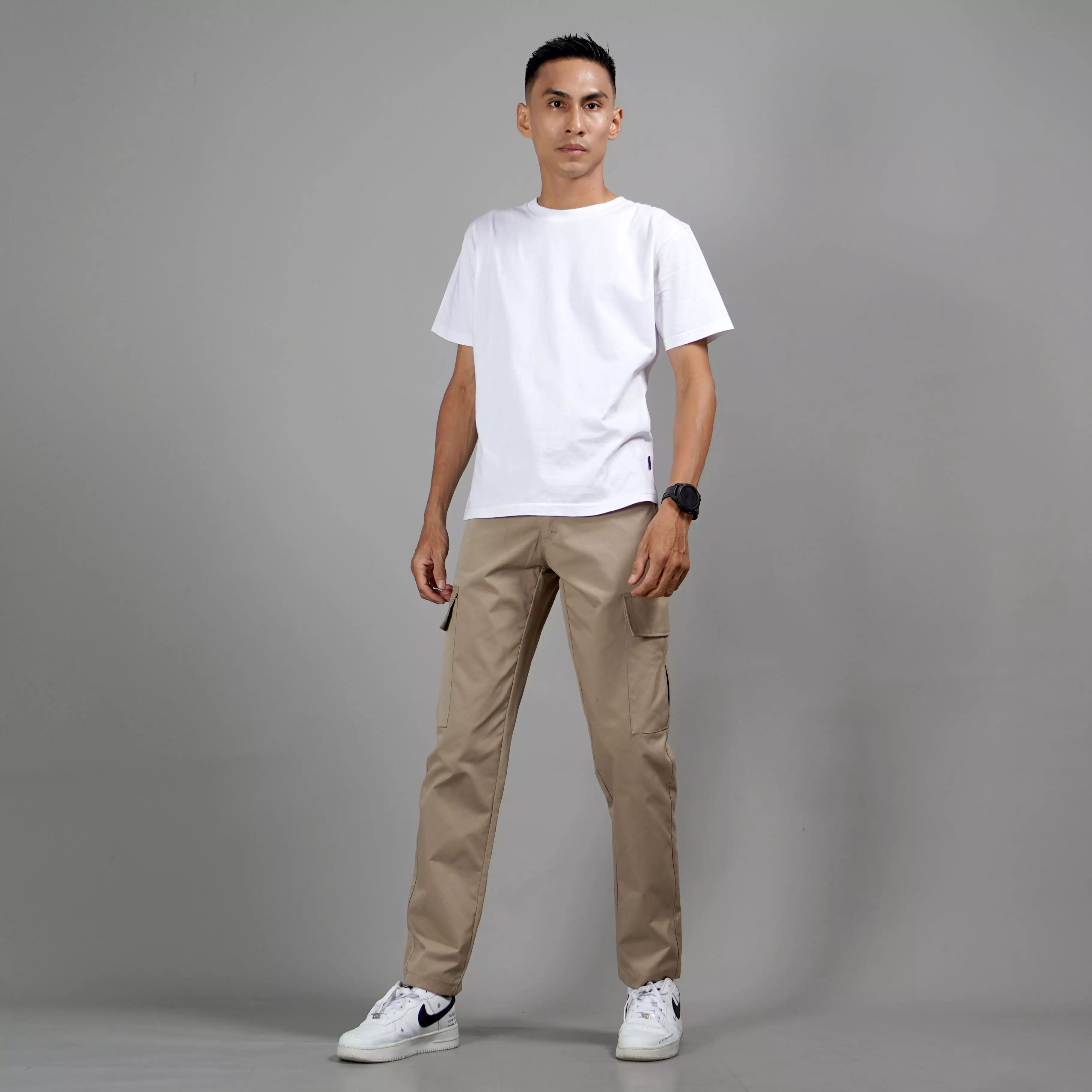  RAYMOND Celana Tactical Celana Cargo Pria Cargo Pants Pria - BEIGE