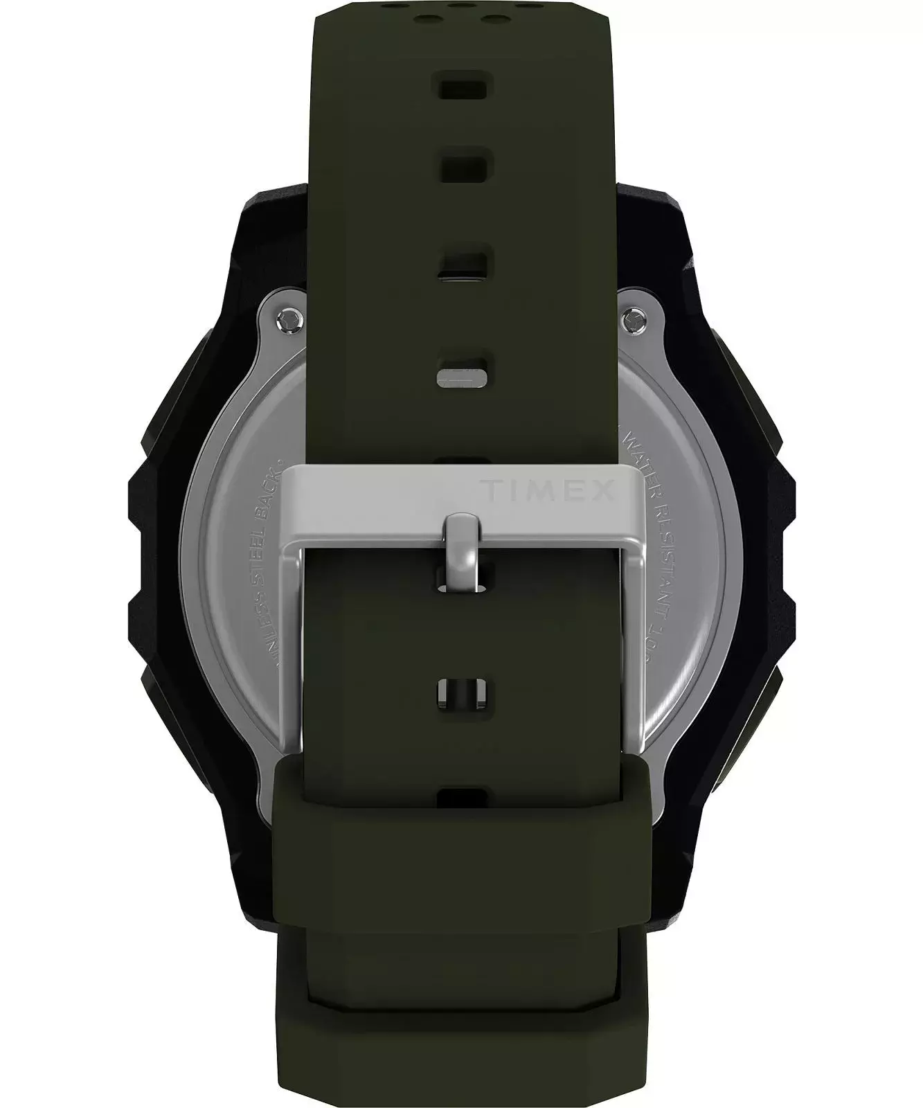 Jam Tangan Pria Timex Expedition Ridge Solar Chronograph Digital Dial Green Silicone Strap TW4B33700V5 Original