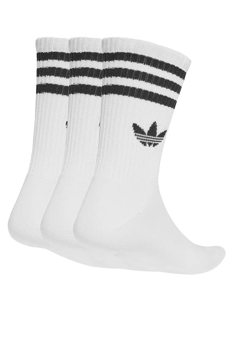 3-Stripes Crew Socks 3 Pairs