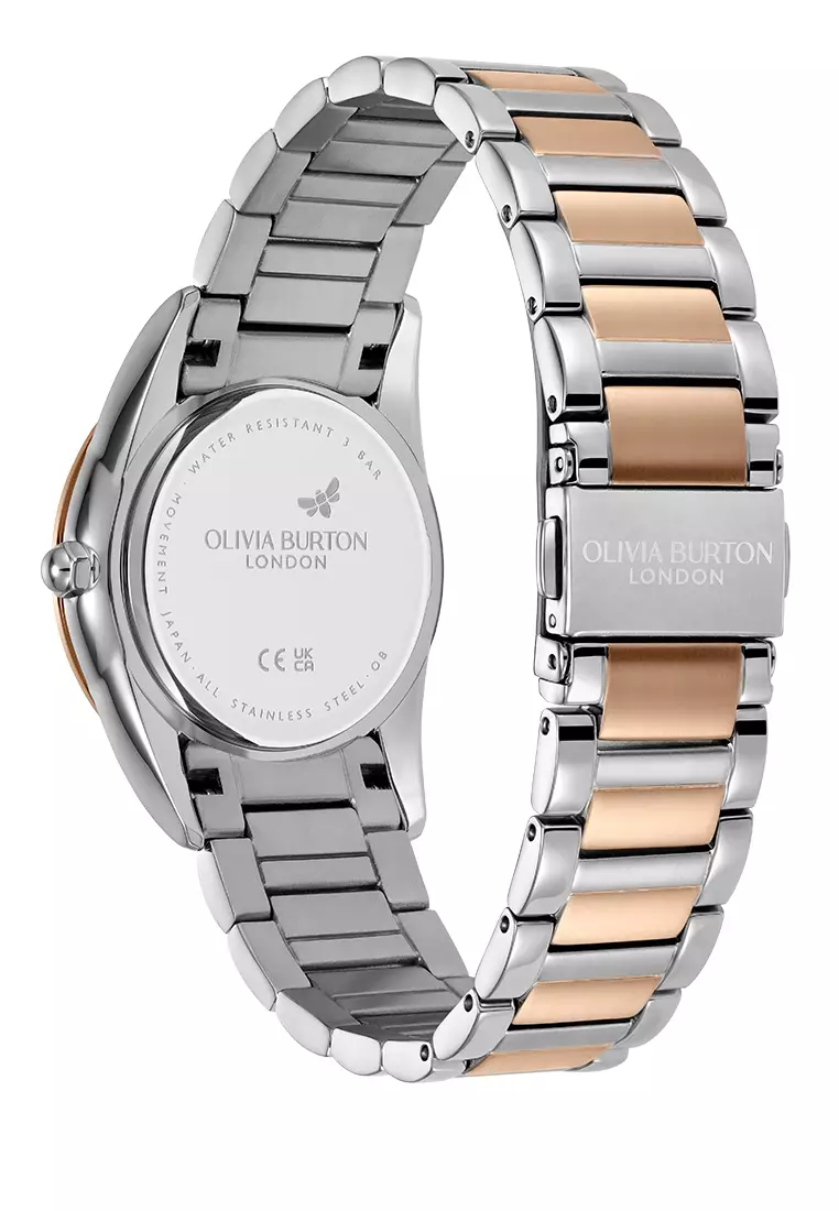 Olivia Burton Classic Glowful White & Two-Tone Bracelet 34mm - 24000240