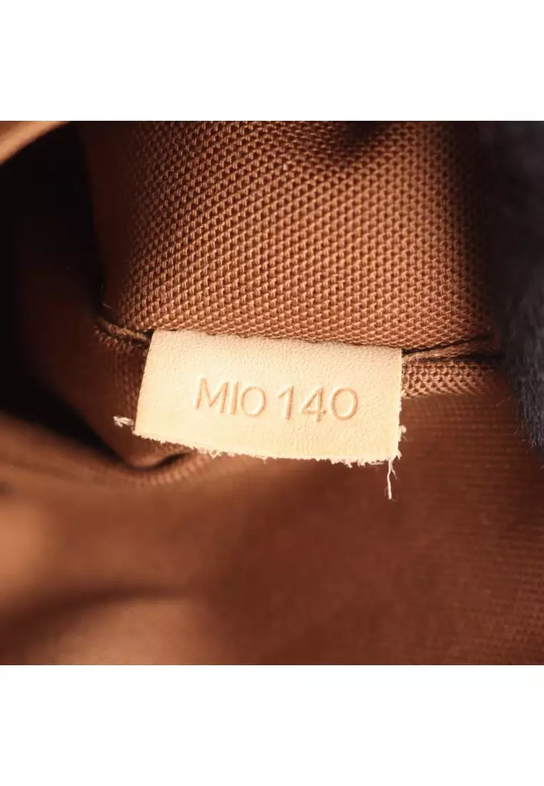 Pre-Loved Louis Vuitton Palermo GM monogram Shoulder bag PVC leather Brown 2WAY