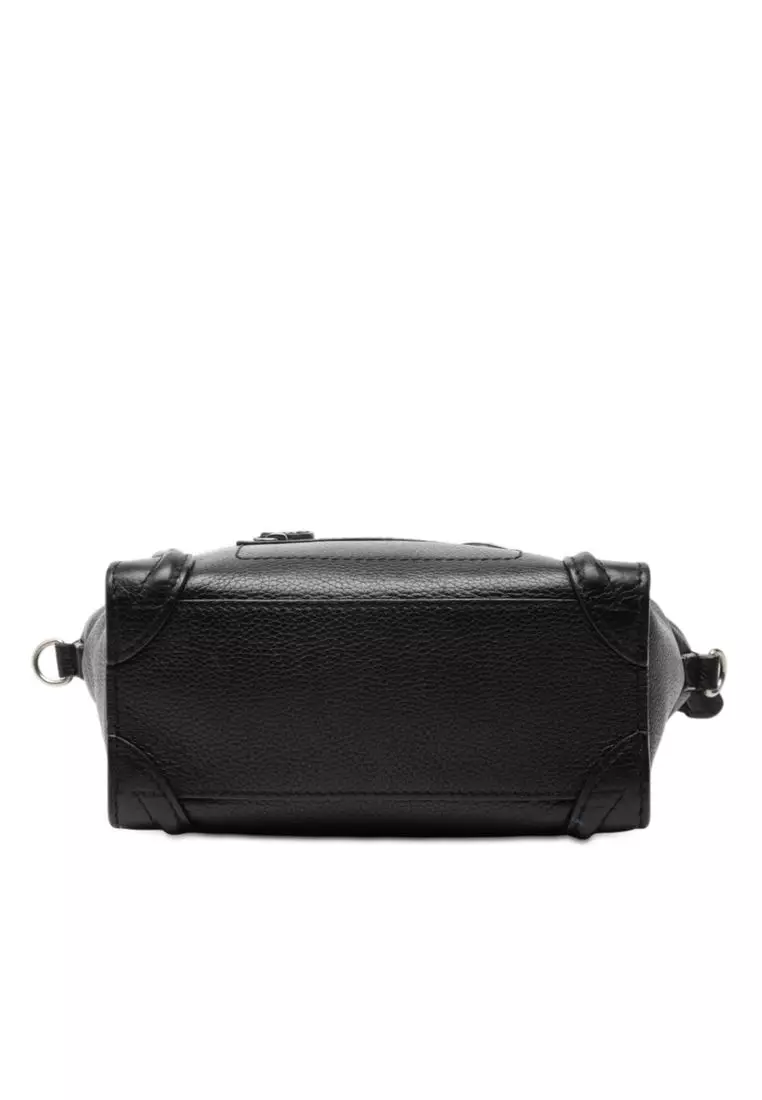 Pre-Loved Celine Nano Leather Luggage Tote