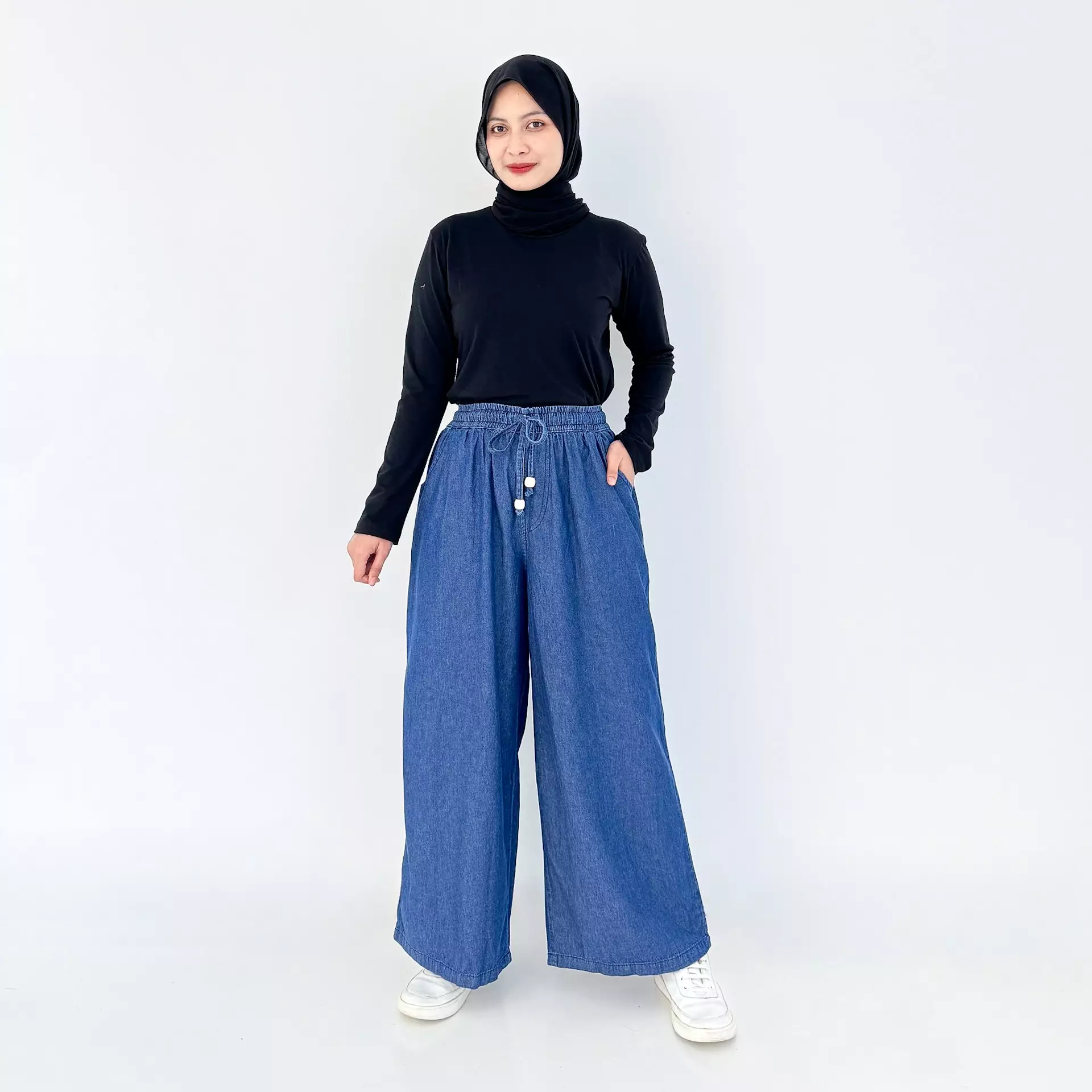 Kulot Denim Emma [DARK BLUE] Plus Size Fit 95 Kg