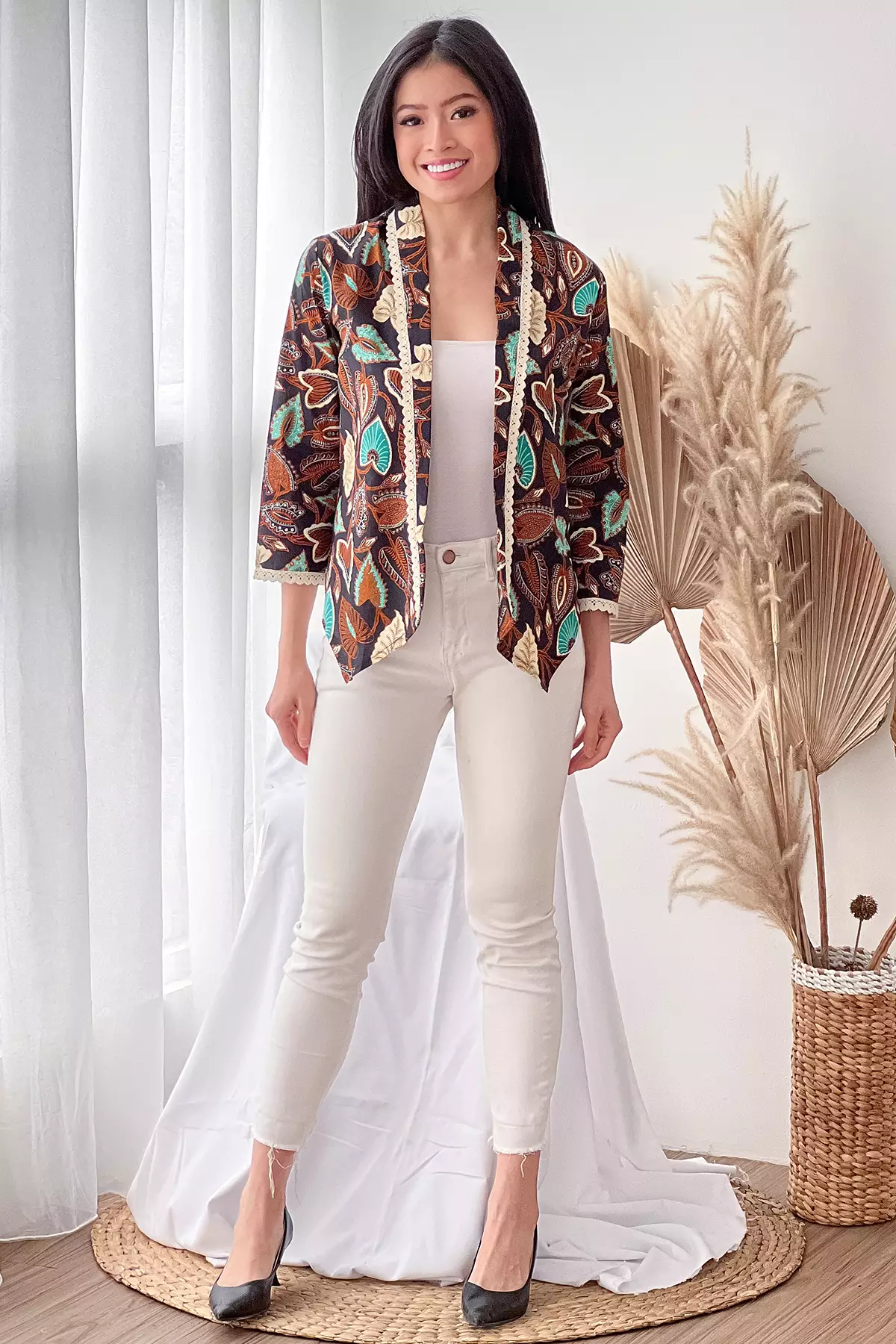 Puriayu Daun Hijau Batik Outer