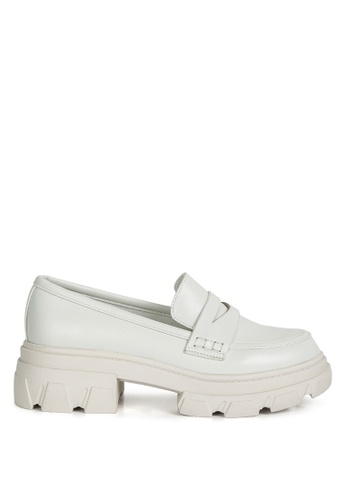 Buy London Rag Beige Platform Heel Loafers 2023 Online | ZALORA Singapore